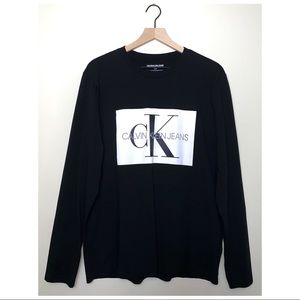 Calvin Klein / Long Sleeve Logo Tee (NWOT)